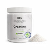 Centenarius Nutrition Créatine Creapure non aromatisée, poudre pure pour démarrer des entraînements de force.