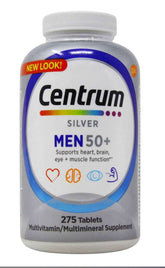 Centrum Men 50+ comprimé quotidien pour soutien nutritionnel masculin.