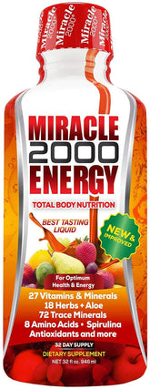 Miracle 2000 de Century Systems - bouteille prête pour une nutrition quotidienne complète.