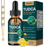 Bouteille CFILIHTC Tudca avec gouttes—format pratique pour le soutien digestif.