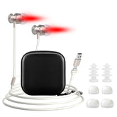 Cgkvz Lumière rouge 650 nm pour les oreilles, confort quotidien.