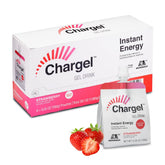 Chargel gel énergie fraise prêt à l'emploi, idéal pour course rapide.
