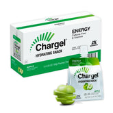 Chargel Manzana: empaque compacto para entrenamientos fáciles de transportar.