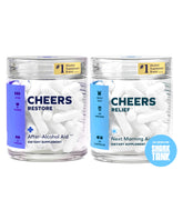 Cheers Restore – bouteille-doser : dosage simple pour un lendemain plus serein.