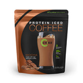 CHIKE Mocha proteine cafe froid dans une bouteille, energie soutenue et gout riche