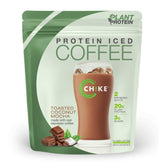 CHIKE proteine plante cafe glace coco, bouteille prête pour regain d'énergie