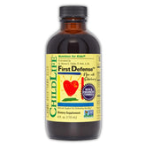 CHILDLIFE ESSENTIALS First Defense – bouteille de sirop immunité enfants, usage quotidien facile.