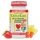 CHILDLIFE ESSENTIALS gommes enfants goût fraise naturelle pour une nutrition pratique.