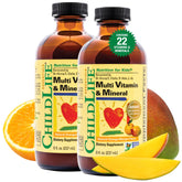 CHILDLIFE Essentials, bouteille multivitamines, soutien quotidien pour la croissance et le développement sain.