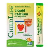 CHILDLIFE ESSENTIALS sticks calcium orange, format pratique et goût agréable.