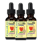 CHILDLIFE ESSENTIALS Vitamine D3 gouttes pour enfants avec arôme baie, pratique.