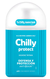 Chilly Protect: bouteille 250 ml prête à l’emploi pour une hygiène intime douce.