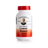 Christopher's Original Formulas Lower Bowel Formula, bouteille de capsules, soutien digestif doux au quotidien.