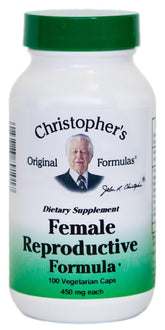 Christopher's Original Formulas Femmes Reproductive – gélules végétales faciles à intégrer dans la routine.