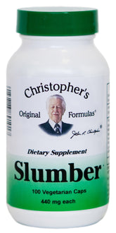 Christopher's Original Formulas Slumber Capsules, bouteille prête pour la détente nocturne.