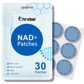Patch NAD+ Chrxbei appliqué sur la peau pour énergie naturelle et peau radieuse