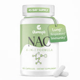 Clarusph NAC 1200 mg capsules, soutien potentiel respiratoire et immunitaire.