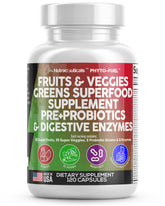 Clean Nutraceuticals : Bouteille de capsules fruits et legumes, soutien nutritionnel quotidien.