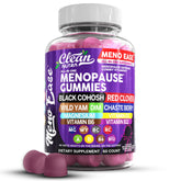 Gommes Meno Ease par Clean Nutraceuticals – bouteille montrant la formule complète.