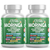 Gélules moringa Clean Nutraceuticals dans l'emballage, énergie naturelle.