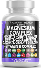 Clean Nutraceuticals MultiMagnesium – bouteille montrant l'emballage, pratique pour la routine quotidienne.