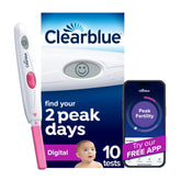 Clearblue lecteur numérique du test d’ovulation, affichage clair pour interpréter les résultats.