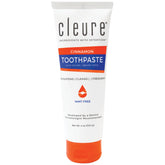 Cleure dentifrice cannelle – tube 4oz, douceur adaptée pour toute la famille.