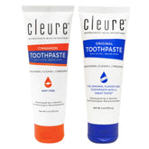 Cleure Original Cannelle : deux tubes inclus pour une utilisation familiale sans fluorure.