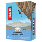 CLIF Bar Bleuets Amandes Crisp Bio, énergie durable pour les aventures en plein air.