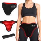 Clocness bande thérapie lumière rouge bas-dos, utilisation ciblée pour soulager le bas du dos.