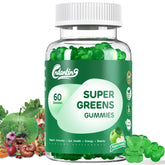 CNDANTING Multivitamin Super Greens Gummies dans une bouteille, soutien nutritionnel quotidien pratique.