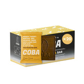 COBA barre espresso en main, énergie rapide pour l'entraînement.