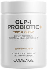 Codeage GLP-1 Probiotic+ – Bouteille capsules faciles à prendre chaque jour