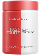 Codeage Instantfood Fast Fruits – Bouteille de capsules pratique pour la routine quotidienne.