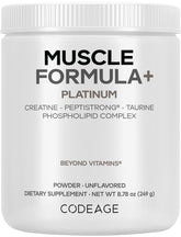 Codeage Muscle Formula+ Platinum – Bouteille de poudre prête à mélanger pour l’entraînement.