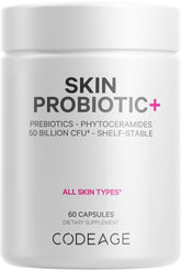 Codeage Skin Probiotics: capsules offrant 50 milliards CFU pour soutien digestif et peau éclatante