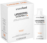 Codeage vitamine C liposomale liquide 1000 mg en bouteille, absorption potentielle facilitée