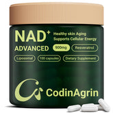 CodinAgrin NAD+ : Bouteille claire pour soutenir votre énergie au quotidien