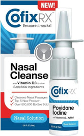 COFIXRX spray nasal – bouteille: nettoyage des passages nasaux et sensation de fraîcheur.