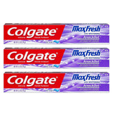 Colgate Max Fresh Knockout Gel, tube de dentifrice, fraîcheur durable après brossage
