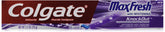 Colgate Max Fresh Knockout Gel, tube voyage, haleine fraîche lors de vos déplacements