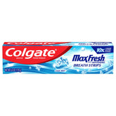 Colgate Max Fresh dentifrice en tube pour une routine bucco-dentaire quotidienne.
