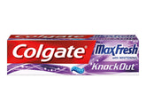 Colgate MaxFresh blanchiment fusion menthe, tube de dentifrice pour haleine durable.