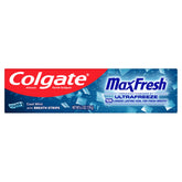 Colgate MaxFresh: tube-dentifrice prêt à l’emploi pour haleine durable.
