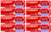 Colgate Optic White dentifrice tube : sourire plus clair avec une utilisation quotidienne.