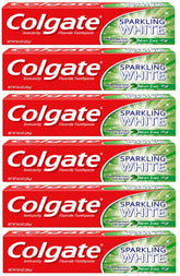 Colgate Sparkling White Menthe: dentifrice en tube pour un sourire plus blanc et frais