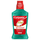 Colgate Total Pro-Shield bouteille Menthe, rafraîchissement durable après brossage.