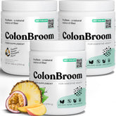 ColonBroom poudre psyllium fruits tropicaux, soutien potentiel à la régularité digestive.