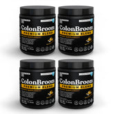 ColonBroom Premium – poudre psyllium fraise, soutien potentiel de la digestion et de la satiété.