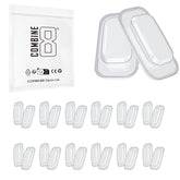 Combine8 coussinet nez lunettes blancs, confort doux et anti-glisse.